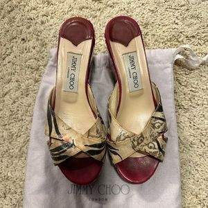 Jimmy Choo Graffiti Wedges